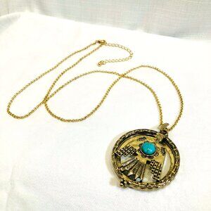 Thunderbird Necklace with Magnifying Glass